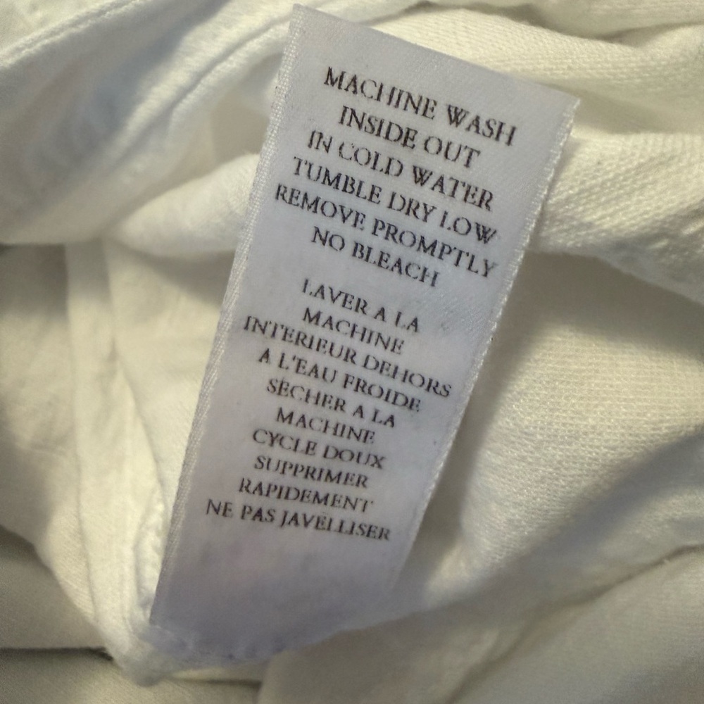 Frank & Eileen Northern Ireland White Jumpsuit Size M - Picture 8 of 8